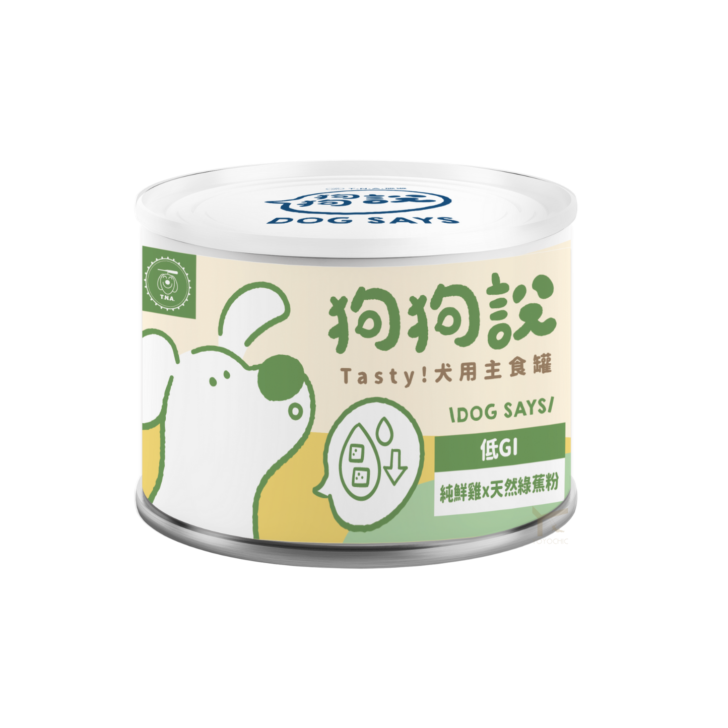 狗狗說好吃!狗高級貓糧濕罐頭 165g - 雞肉和香蕉