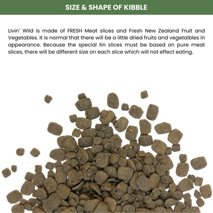 LIVIN' WILD Natural CAT Food|Goat Shepard's Pot|Lamb & Goat Recipe|450g & 1.8kg
