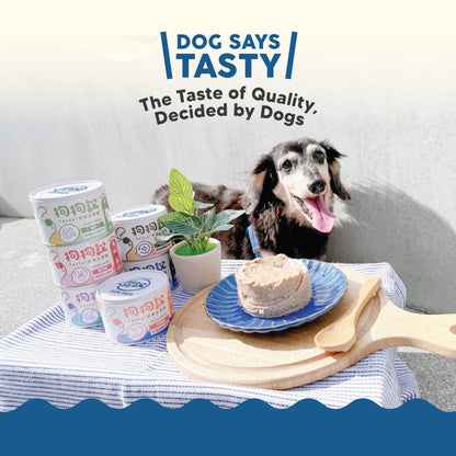 DOG SAYS TASTY Complete Canned DOG Food|Fishes & Chicpeas|Heart Care Recipe|165g